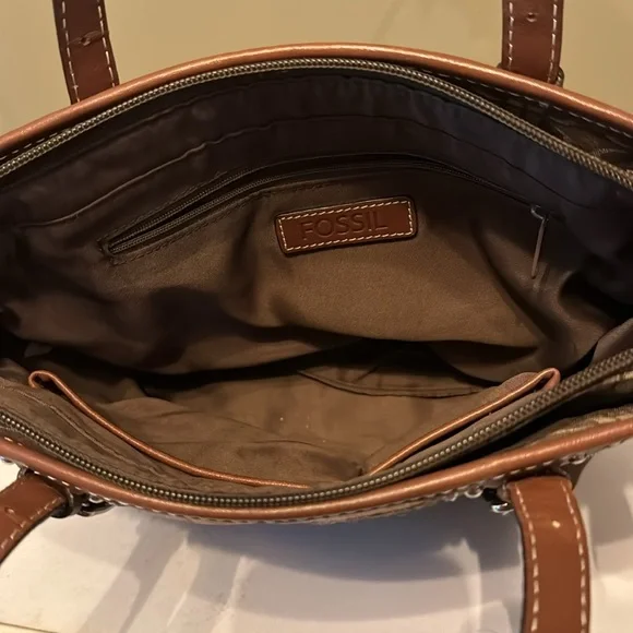 Fossil patchwork purse - Picture 3 of 3